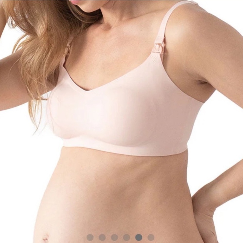 Kindred Bravely Ultra Comfort Smooth Classic Nursing Bra Soft Pink XL